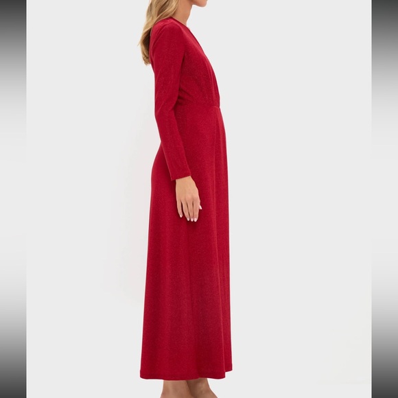 NWT Tuckernuck Hyacinth House Angelina
V-Neck Long Red Dress Medium M - Picture 3 of 4